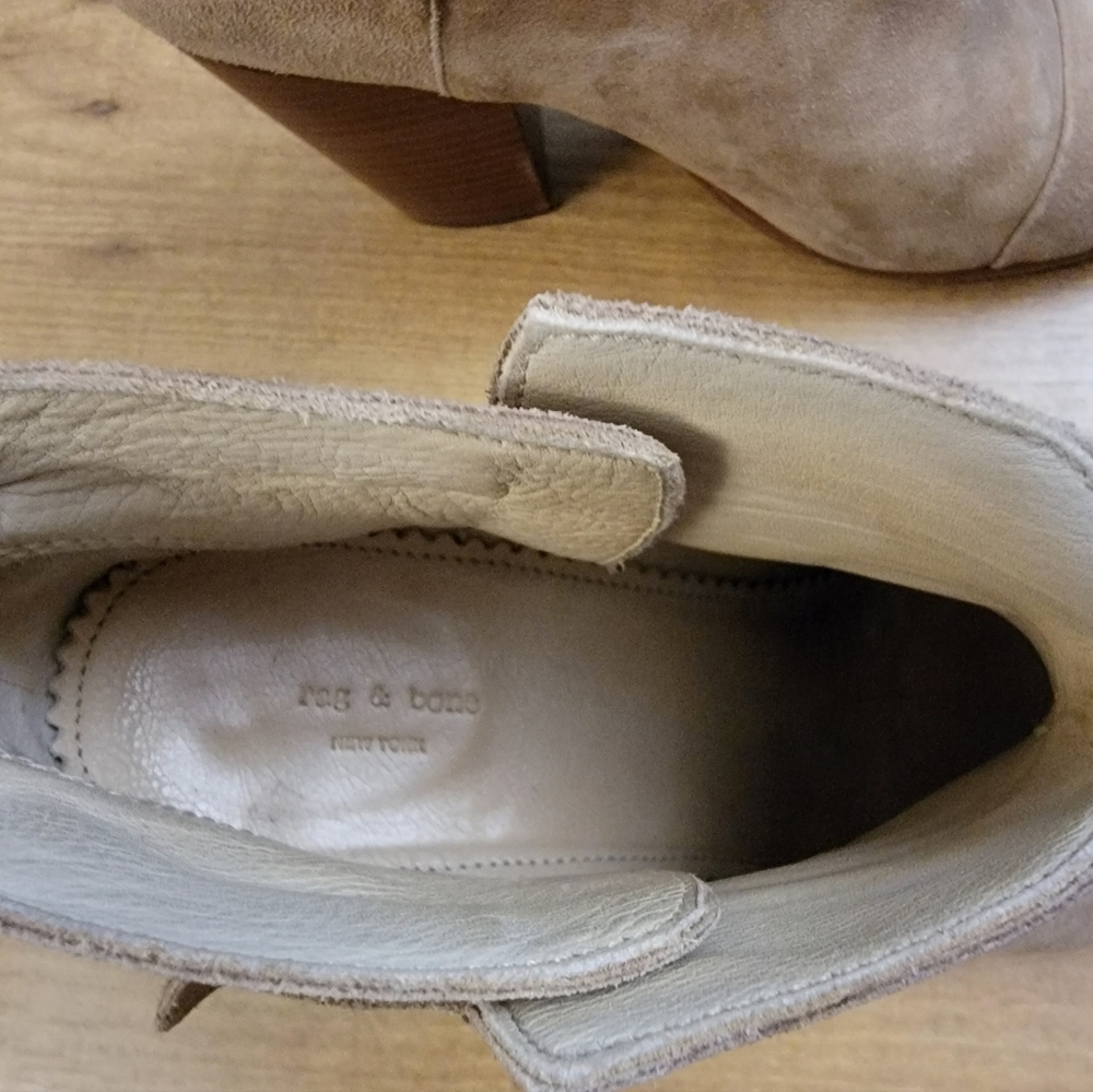 rag & bone Harrow Suede Ankle Booties - Picture 8 of 10